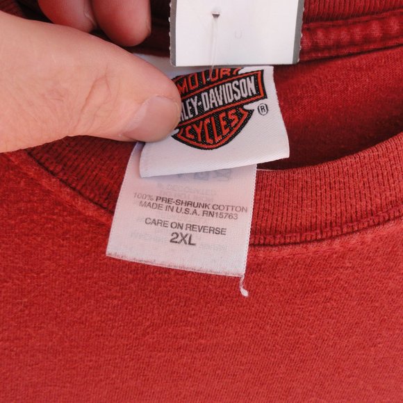 Harley Davidson Ride the Legend Flordia ~Shark Jaw graphic~EUC~Biker T - Picture 4 of 4